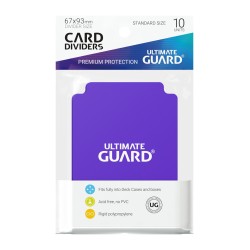 Ultimate Guard 10 intercalaires pour cartes Card Dividers taille standard Violet