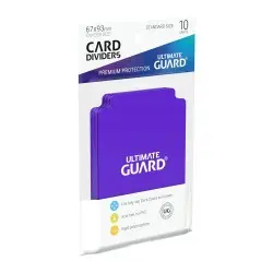 Ultimate Guard 10 intercalaires pour cartes Card Dividers taille standard Violet | 4260250078914