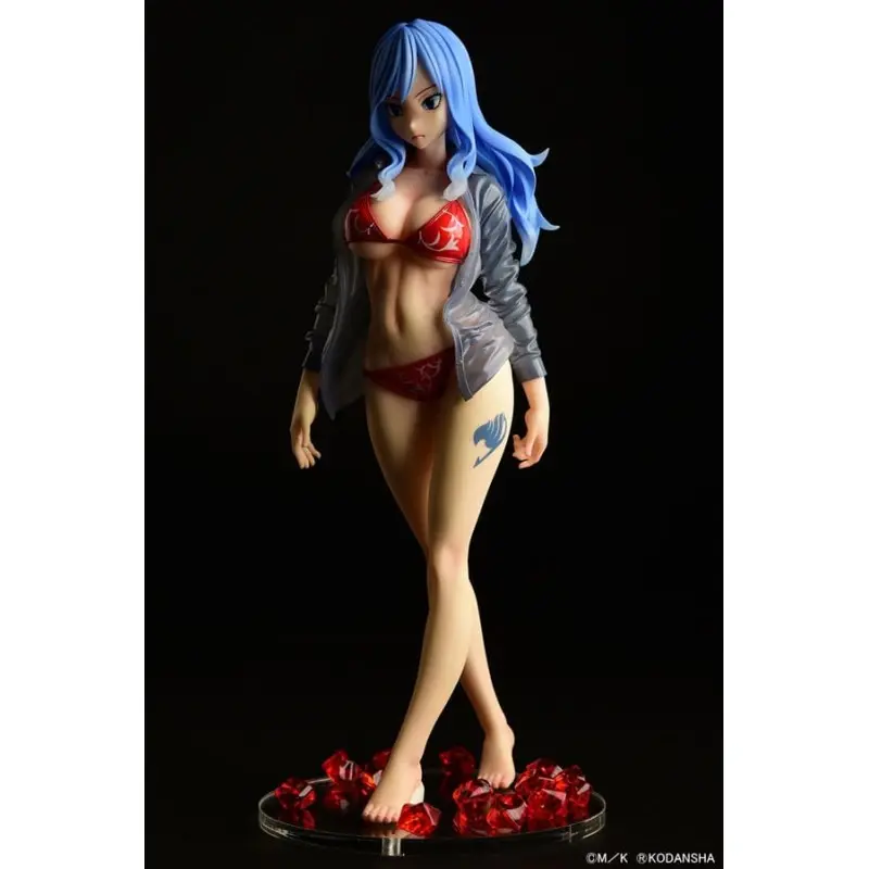 Fairy Tail statuette 1/6 Jubia Lokser Gravure_Stylesee-through wet shirt Red Bikini!! 25 cm | 4560321854646