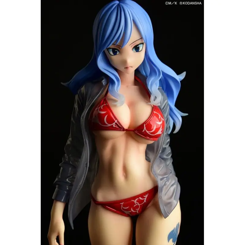 Fairy Tail statuette 1/6 Jubia Lokser Gravure_Stylesee-through wet shirt Red Bikini!! 25 cm | 4560321854646
