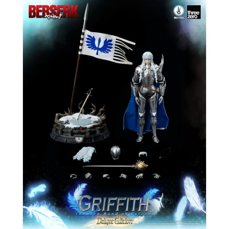 Berserk figurine 1/6 Griffith (Reborn Band of Falcon) Deluxe Edition 40 cm | 4895250807679