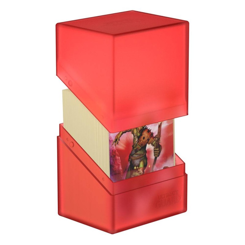 Ultimate Guard Boulder Deck Case 80+ taille standard Ruby