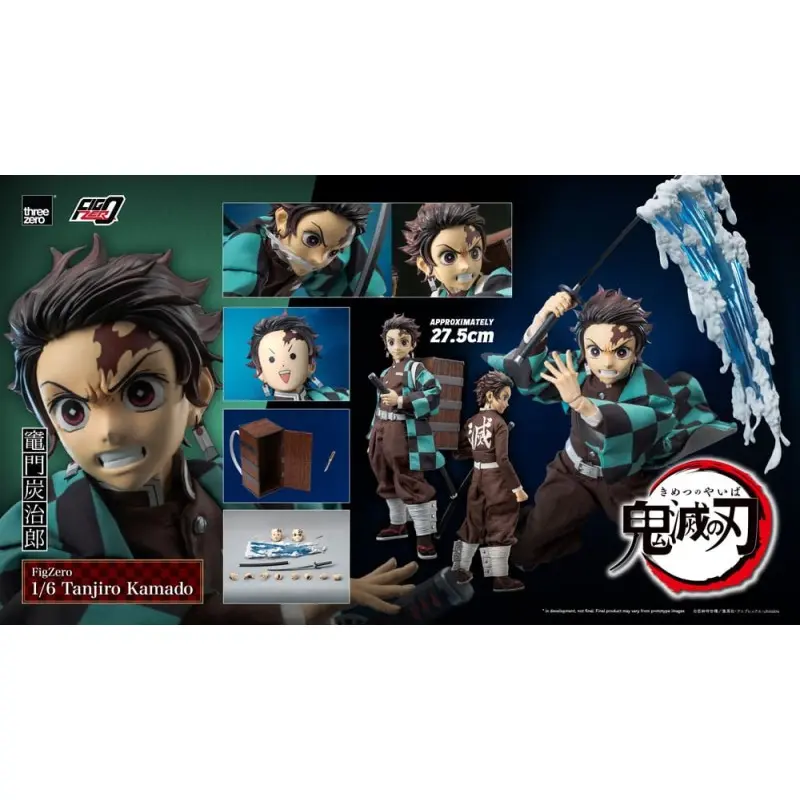 Demon Slayer: Kimetsu no Yaiba figurine FigZero 1/6 Tanjiro Kamado 27 cm | 4895250813649