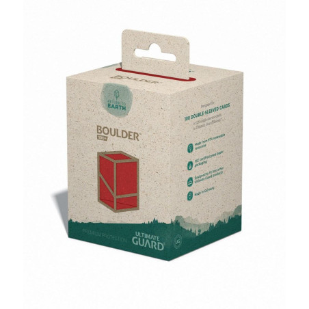 Product: Return To Earth Boulder Deck Case 100+ Standaard Maat Rood
Merk: Ultimate Guard