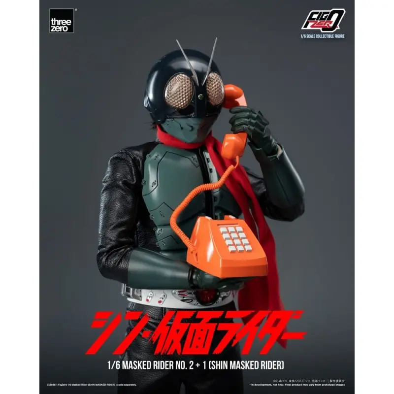 Kamen Rider figurine FigZero 1/6 Masked Rider No.2+1 (Shin Masked Rider) 32 cm | 4895250812376