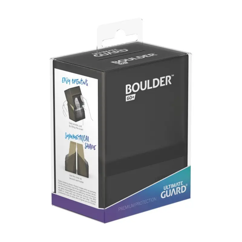 Ultimate Guard Boulder Deck Case 60+ taille standard Onyx | 4056133011372