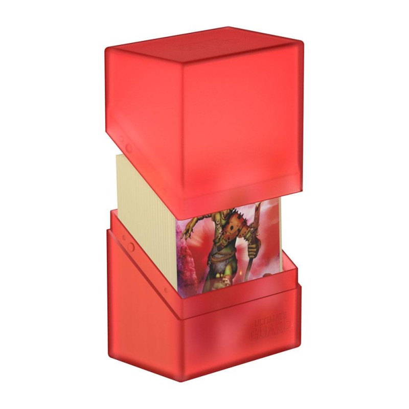 Ultimate Guard Boulder Deck Case 60+ taille standard Ruby