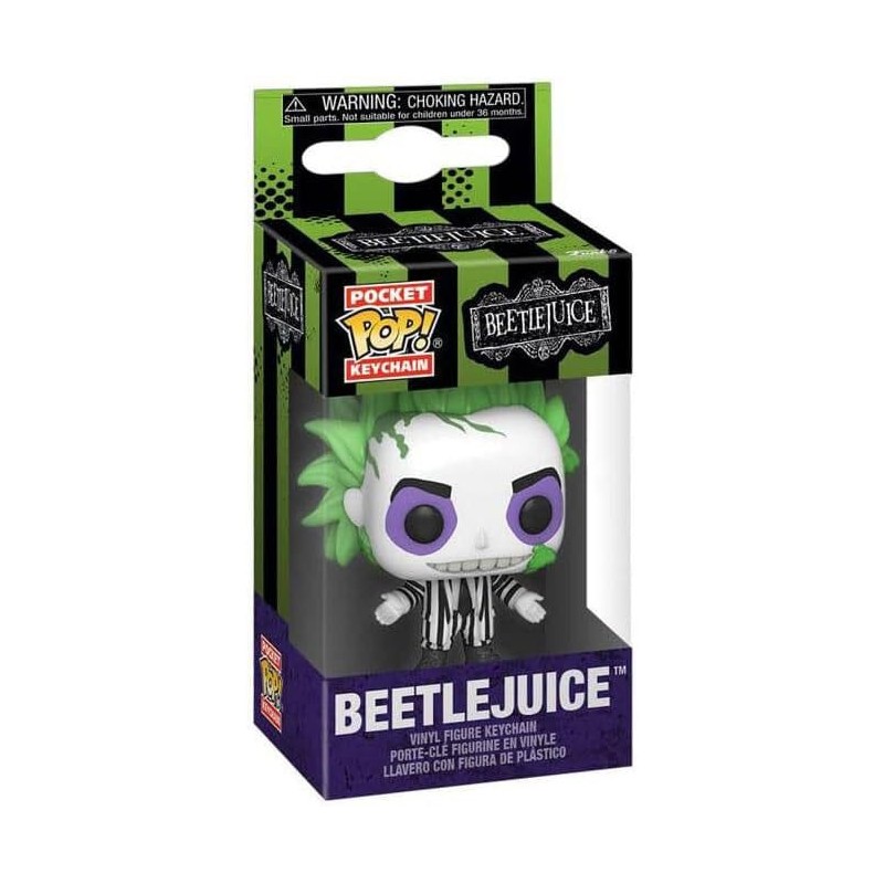 Beetlejuice présentoir porte-clés Pocket POP! Vinyl Beetlejuice 4 cm (12)