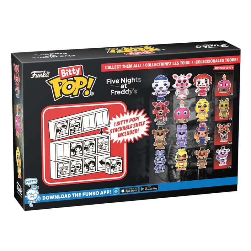 Five Nights at Freddy's pack 4 figurines Bitty POP! Vinyl Ballora 2,5 cm