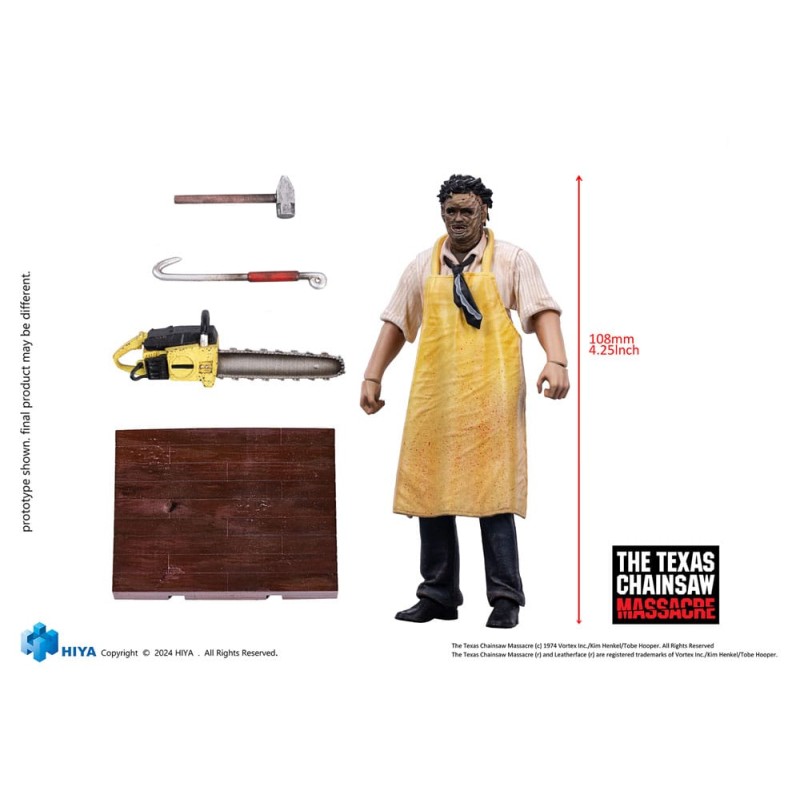 Texas Chainsaw Massacre (1974) figurine 1/18 Exquisite Mini LeatherFace - Killing Mask Standard Ver. 11 cm