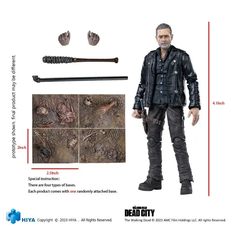 The Walking Dead figurine 1/18 Exquisite Mini Dead City Negan 11 cm | 6957534203466