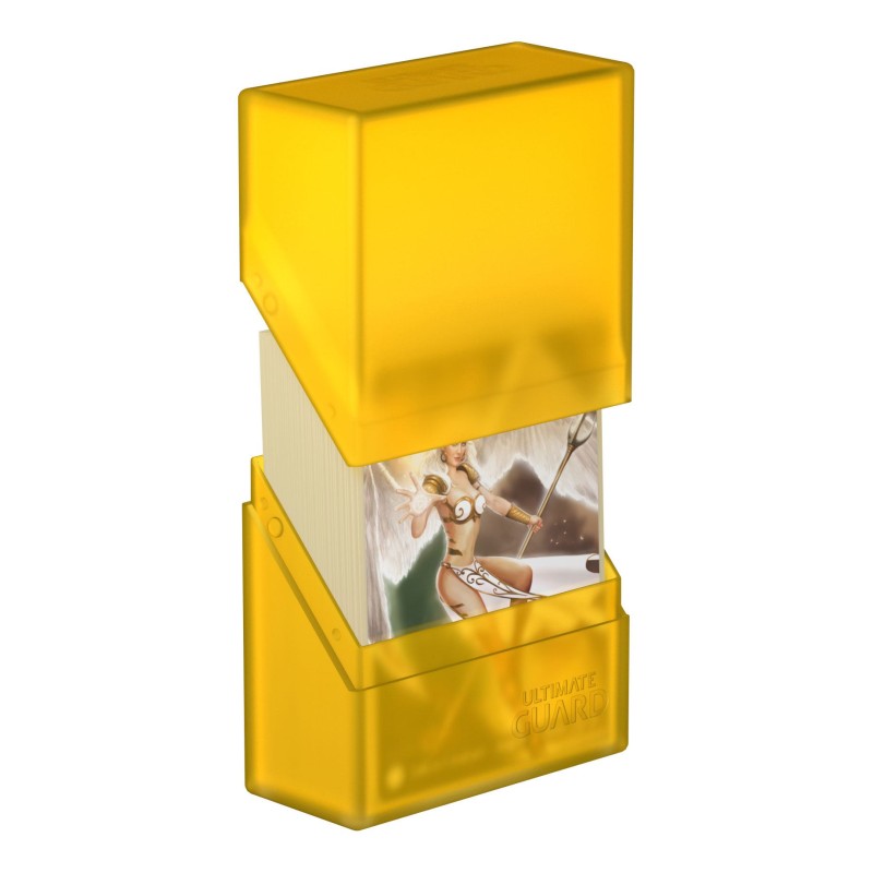 Ultimate Guard Boulder Deck Case 40+ taille standard Amber