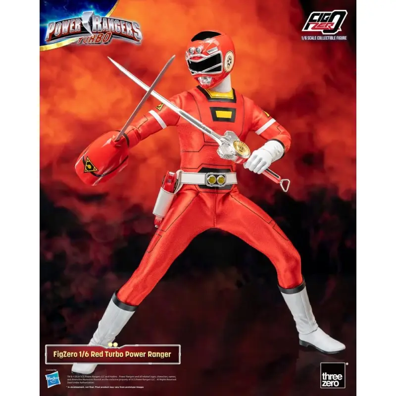 Power Rangers Turbo figurine FigZero 1/6 Red Turbo Power Ranger 30 cm  | 4895250815216