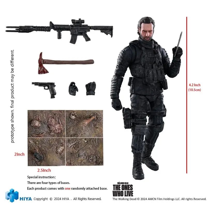 The Walking Dead: The Ones Who Lived figurine 1/18 Exquisite Mini Rick Grimes 11 cm  | 6957534204098