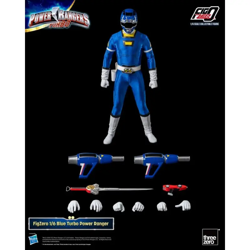 Power Rangers Turbo figurine FigZero 1/6 Blue Turbo Power Ranger 30 cm  | 4895250815223