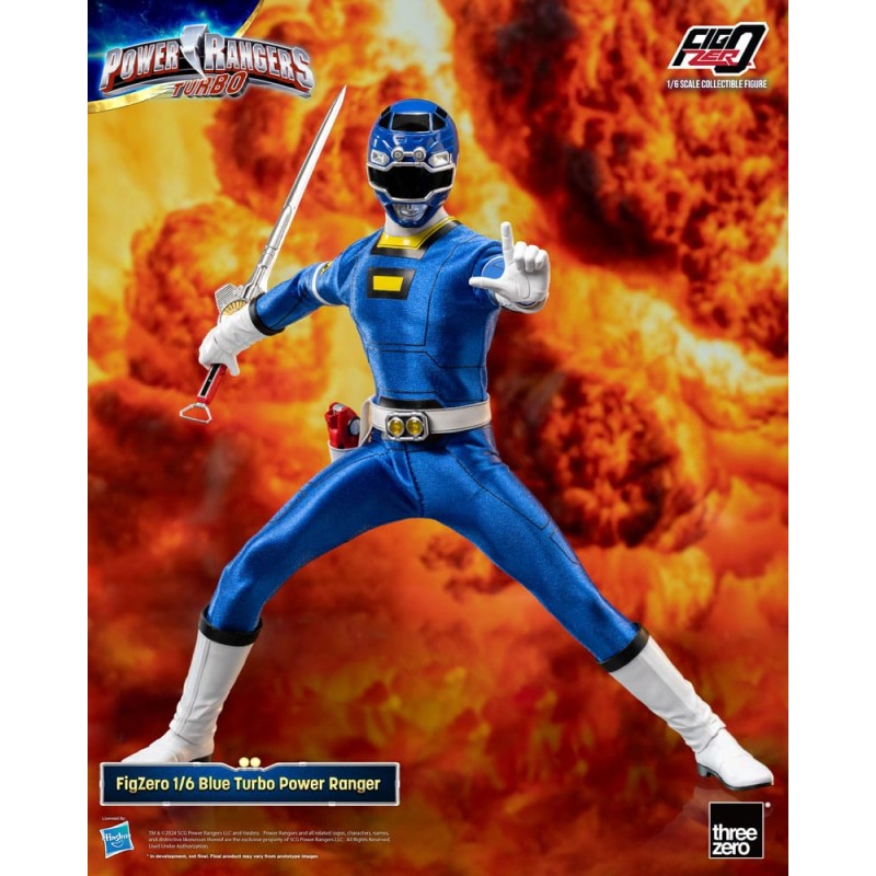 Power Rangers Turbo figurine FigZero 1/6 Blue Turbo Power Ranger 30 cm 