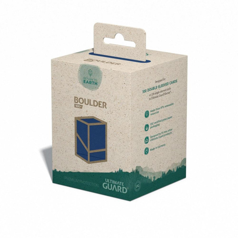 Product: Return To Earth Boulder Deck Case 100+ Standaard Maat Blauw
Merk: Ultimate Guard