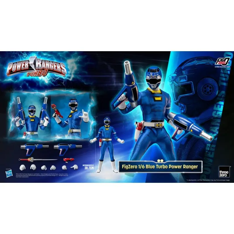 Power Rangers Turbo figurine FigZero 1/6 Blue Turbo Power Ranger 30 cm  | 4895250815223