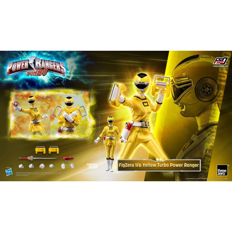 Power Rangers Turbo figurine FigZero 1/6 Yellow Turbo Power Ranger 30 cm 