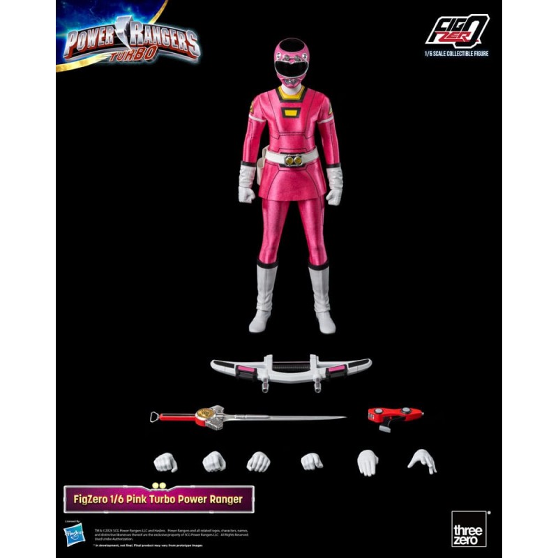 Power Rangers Turbo figurine FigZero 1/6 Pink Turbo Power Ranger 30 cm 
