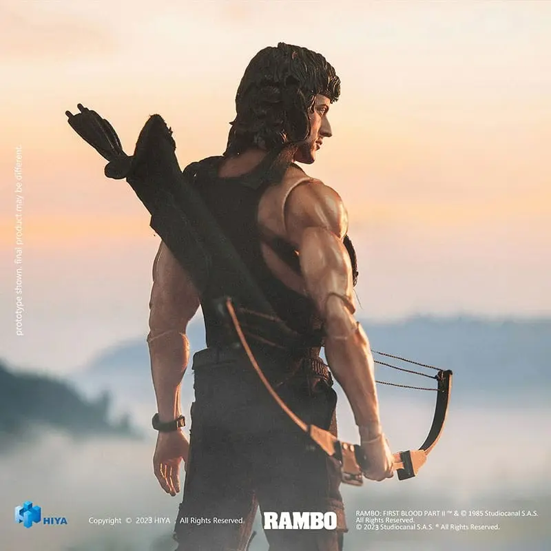 Rambo figurine 1/12 Exquisite Super Series First Blood II John Rambo 16 cm | 6957534202681