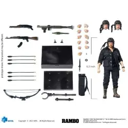Rambo figurine 1/12 Exquisite Super Series First Blood II John Rambo 16 cm | 6957534202681