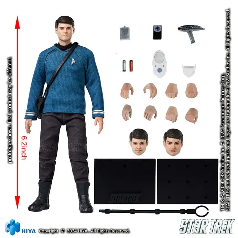Star Trek 2009 figurine 1/12 Exquisite Super Series McCoy 16 cmm | 6957534202834