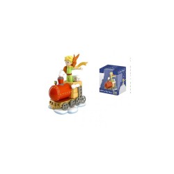 Le Petit Prince figurine Le Petit Prince et ses amis dans le train 8 cm | 3521320404554