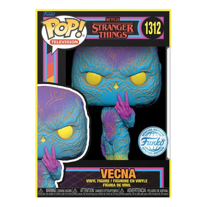 Stranger Things POP! TV Vinyl figurines Vecna(BLKLT) 9 cm  | 0889698744751