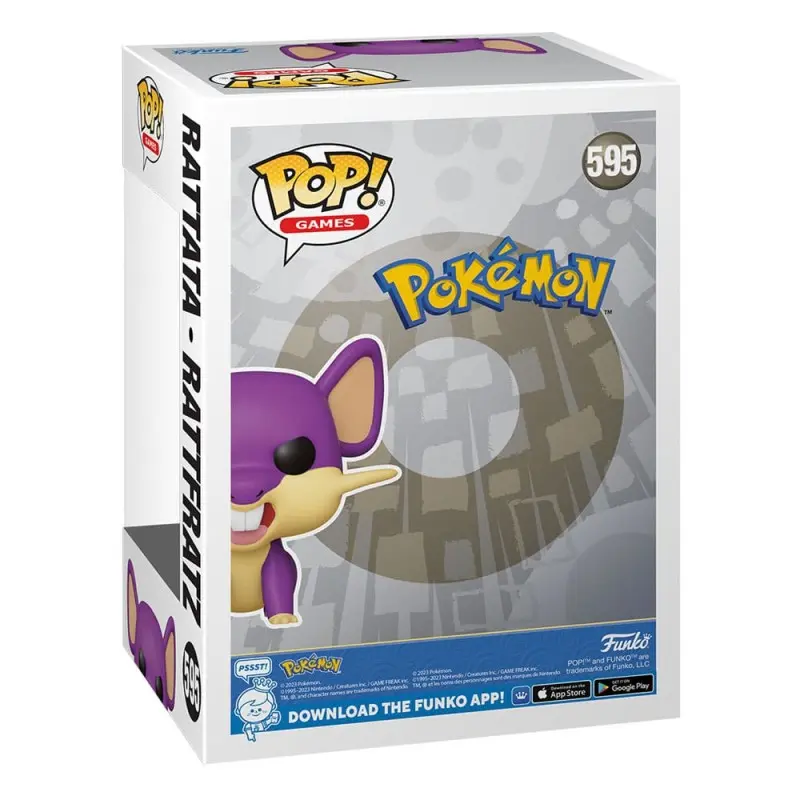 Pokemon POP! Games Vinyl figurine Rattata 9 cm | 0889698746328