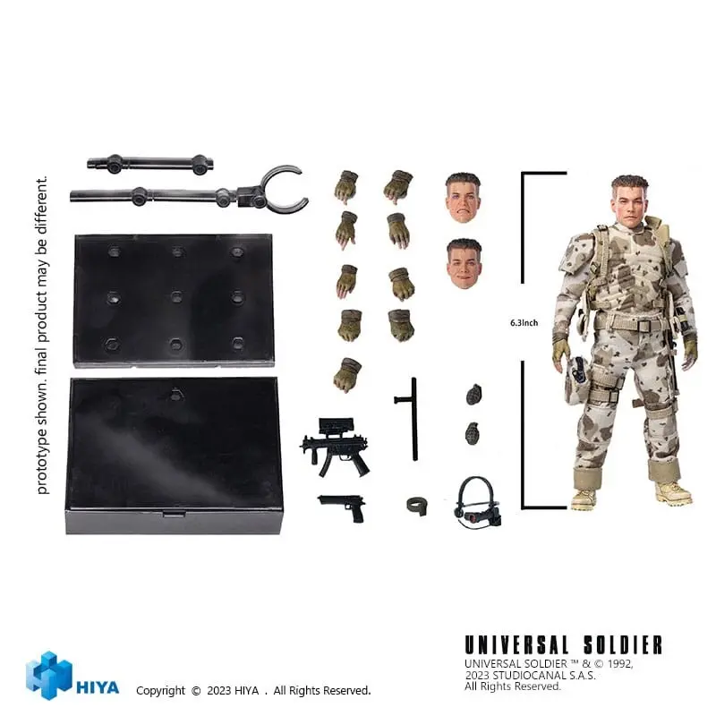 Universal Soldier figurine 1/12 Exquisite Super Series Luc Deveraux 16 cm | 6957534203268