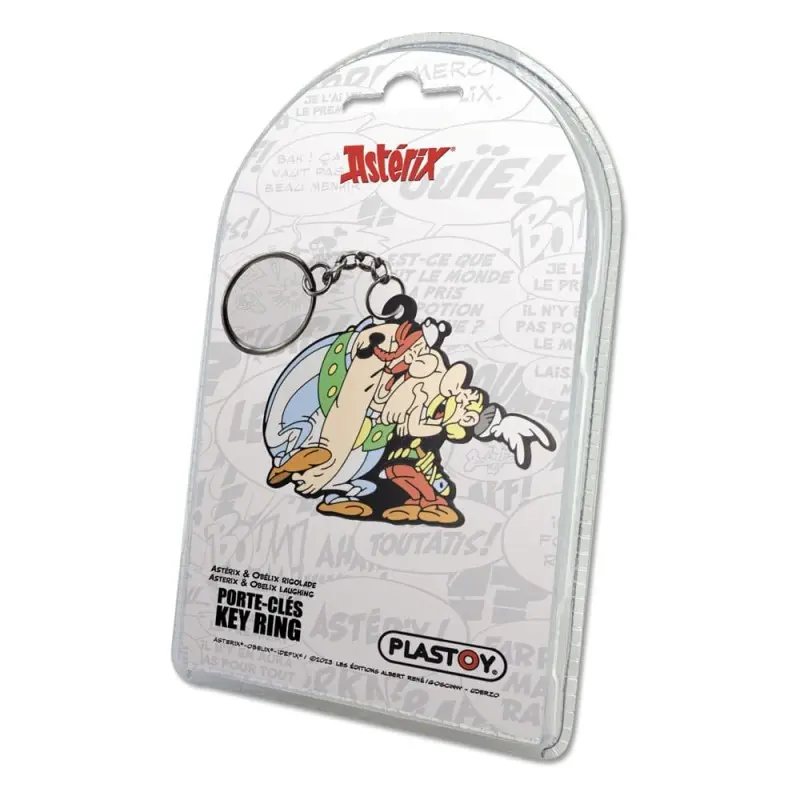 Asterix porte-clés Asterix & Obelix Laughing 9 cm  | 3521320550039