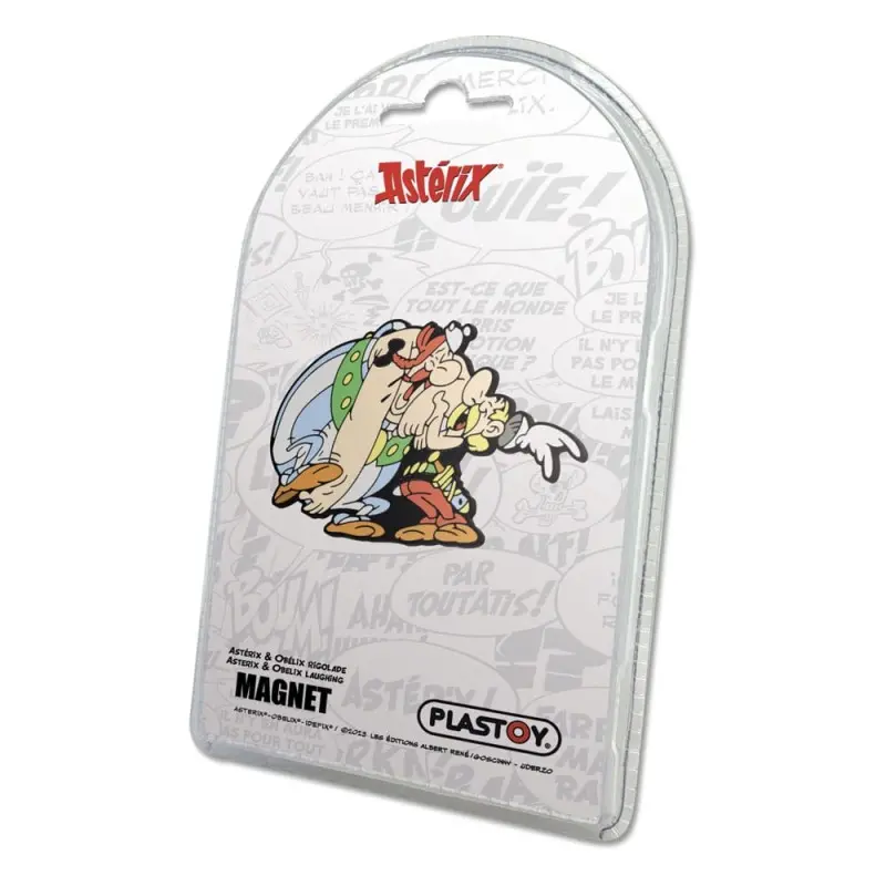 Asterix aimant Asterix & Obelix Laughing 6 cm | 3521320550060