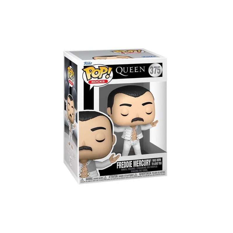 Queen POP! Rocks Vinyl Figurine Freddie Mercury (I was born to love you) 9 cm