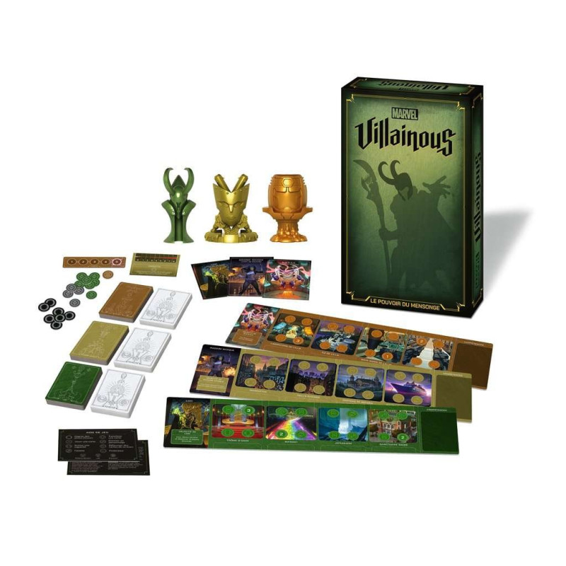 Spel: Marvel Villainous - Uitbreiding 1 - De kracht van leugens
Uitgever: Ravensburger
Versie frans