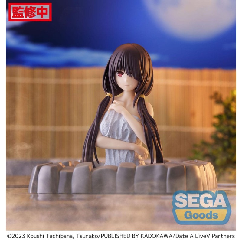 Date A Live V statuette PVC Thermae Utopia Kurumi Tokisaki Pigtails 10 cm