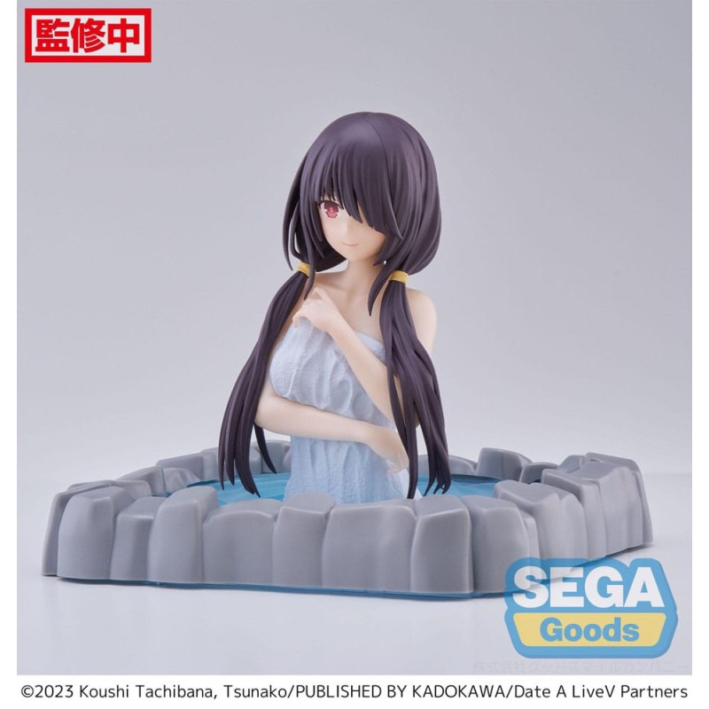 Date A Live V statuette PVC Thermae Utopia Kurumi Tokisaki Pigtails 10 cm