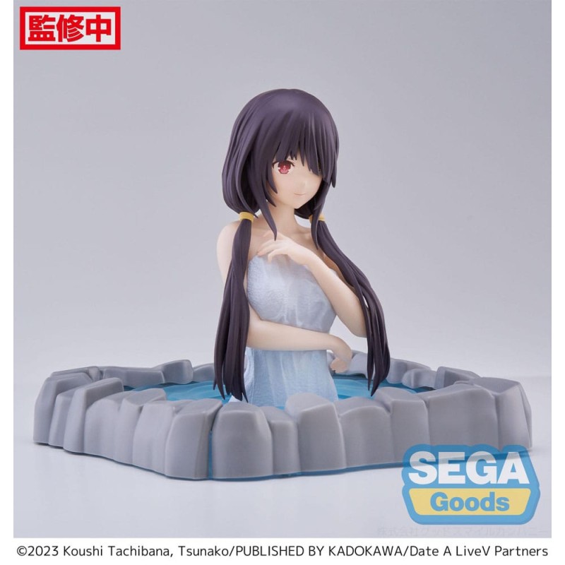 Date A Live V statuette PVC Thermae Utopia Kurumi Tokisaki Pigtails 10 cm