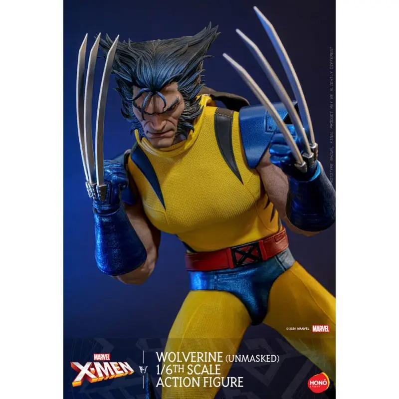 Marvel X-Men figurine 1/6 Wolverine (Unmasked) 28 cm | 4895228619907