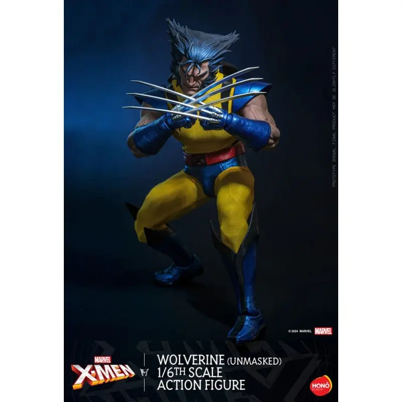 Marvel X-Men figurine 1/6 Wolverine (Unmasked) 28 cm | 4895228619907