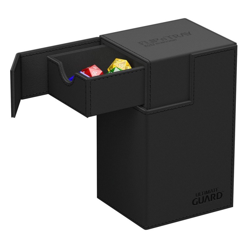 Ultimate Guard Flip`n`Tray 80+ XenoSkin Monocolor Noir
