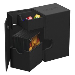 Ultimate Guard Flip`n`Tray 80+ XenoSkin Monocolor Noir