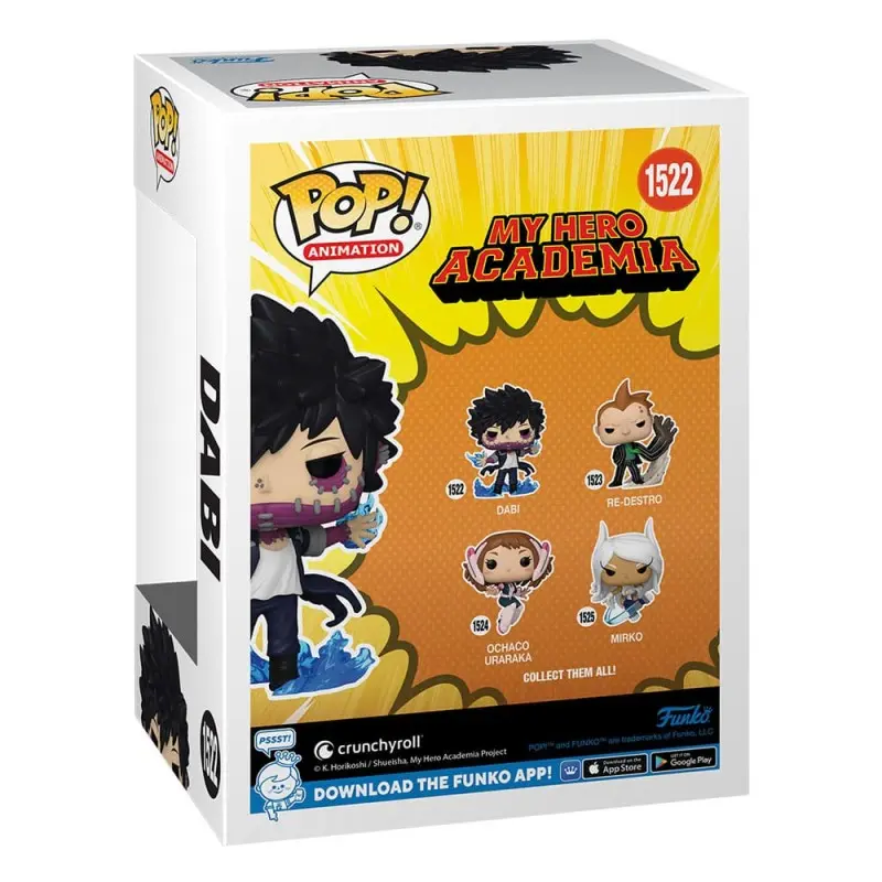 My Hero Academia POP! Animation Vinyl figurine Dabi(Flames) 9 cm | 0889698755573