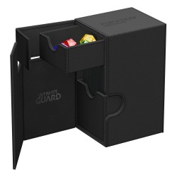Ultimate Guard Flip`n`Tray 80+ XenoSkin Monocolor Noir