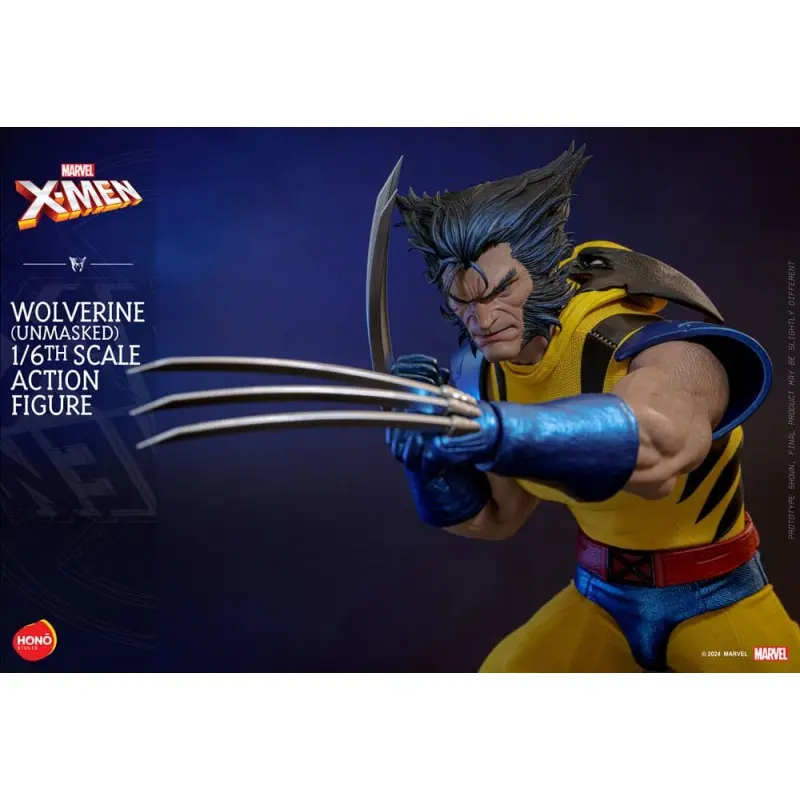 Marvel X-Men figurine 1/6 Wolverine (Unmasked) 28 cm | 4895228619907