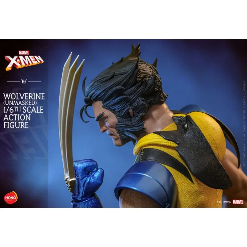 Marvel X-Men figurine 1/6 Wolverine (Unmasked) 28 cm | 4895228619907