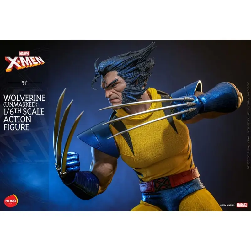 Marvel X-Men figurine 1/6 Wolverine (Unmasked) 28 cm | 4895228619907