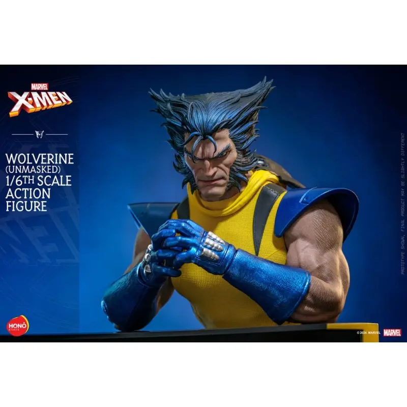 Marvel X-Men figurine 1/6 Wolverine (Unmasked) 28 cm | 4895228619907