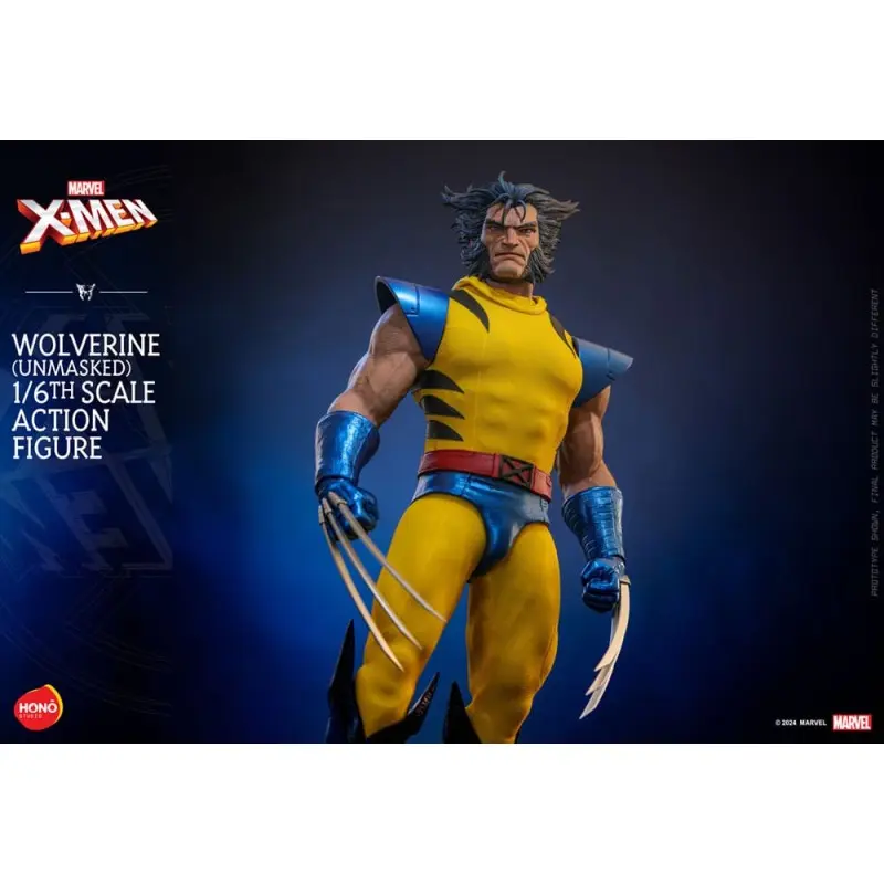 Marvel X-Men figurine 1/6 Wolverine (Unmasked) 28 cm | 4895228619907