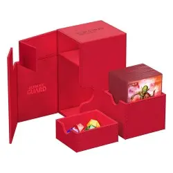 Ultimate Guard Flip`n`Tray 80+ XenoSkin Monocolor Rouge | 4056133021586